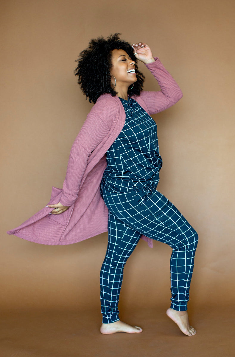 Kristi Cardigan - Dusty Rose – london bridges clothing