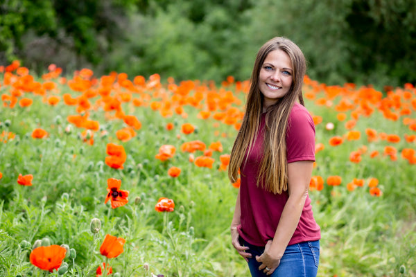 Scout T-Shirt- Ribbed Raspberry