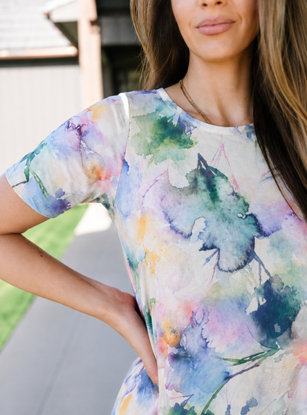 April Dress Watercolor