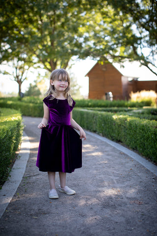 Reese Twirl Purple Velvet