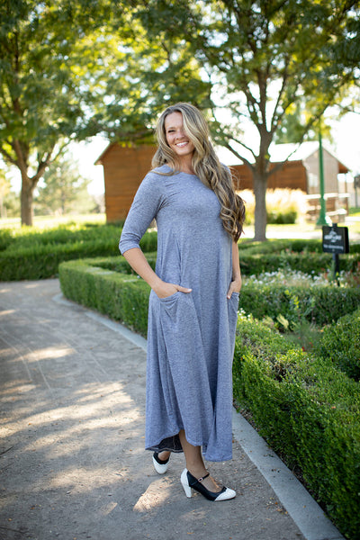 Jessi Dress Navy Heather