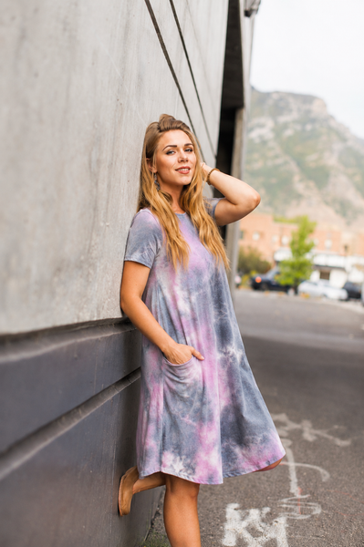 April Dress Aurora Tie Dye