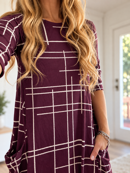 Jessi Dress Urban Plum