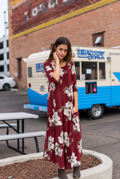 Jessi Dress Autumn Rose