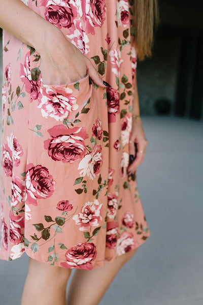 April Dress Blush Rose