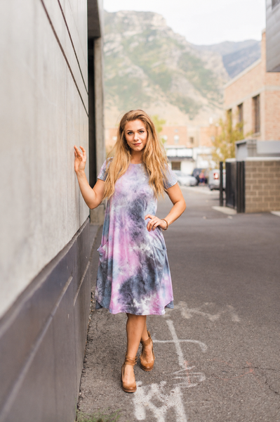 April Dress Aurora Tie Dye