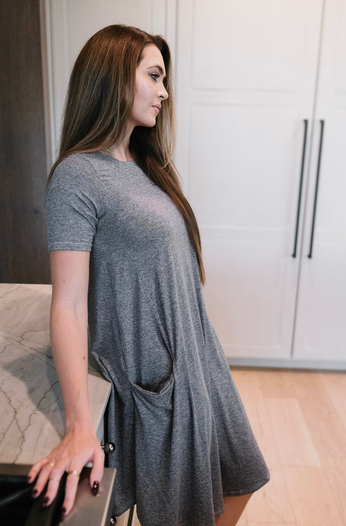 April Dress Grey Heather