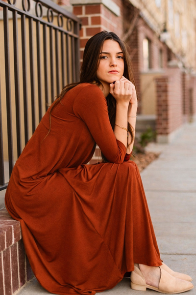 Jessi Dress Rust