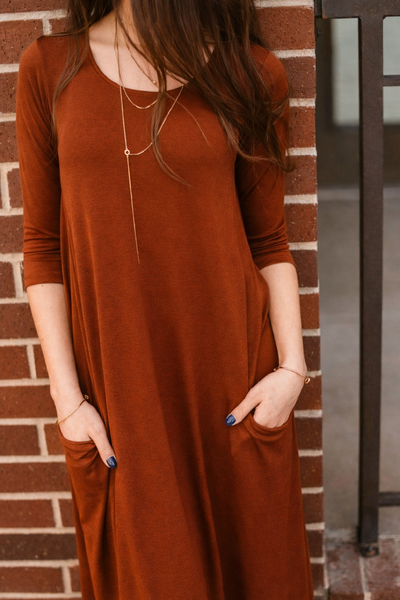 Jessi Dress Rust