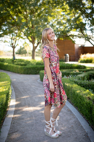 April Dress Patchwork