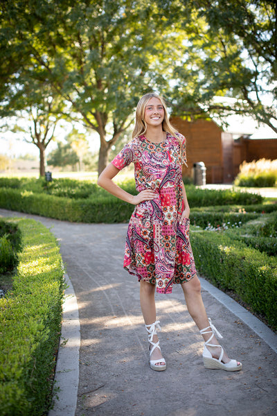 April Dress Patchwork