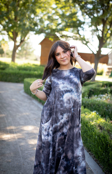 Jessi Dress Stormy Tie Dye