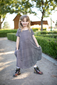 Mini April Gray Grid
