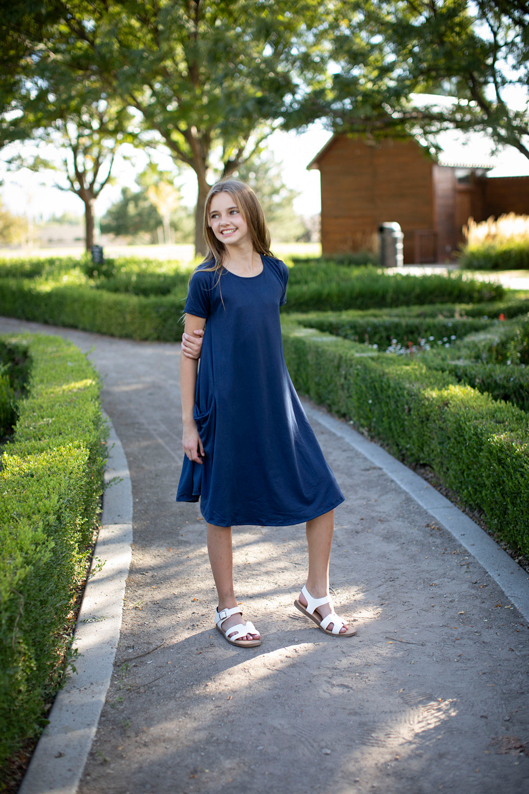 Mini April Navy